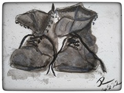 6th May 2022 - More Boots ( in graphite, ink & acrylic)