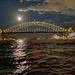 Full moon lighting up Sydney Harbour Bridge… by johnfalconer