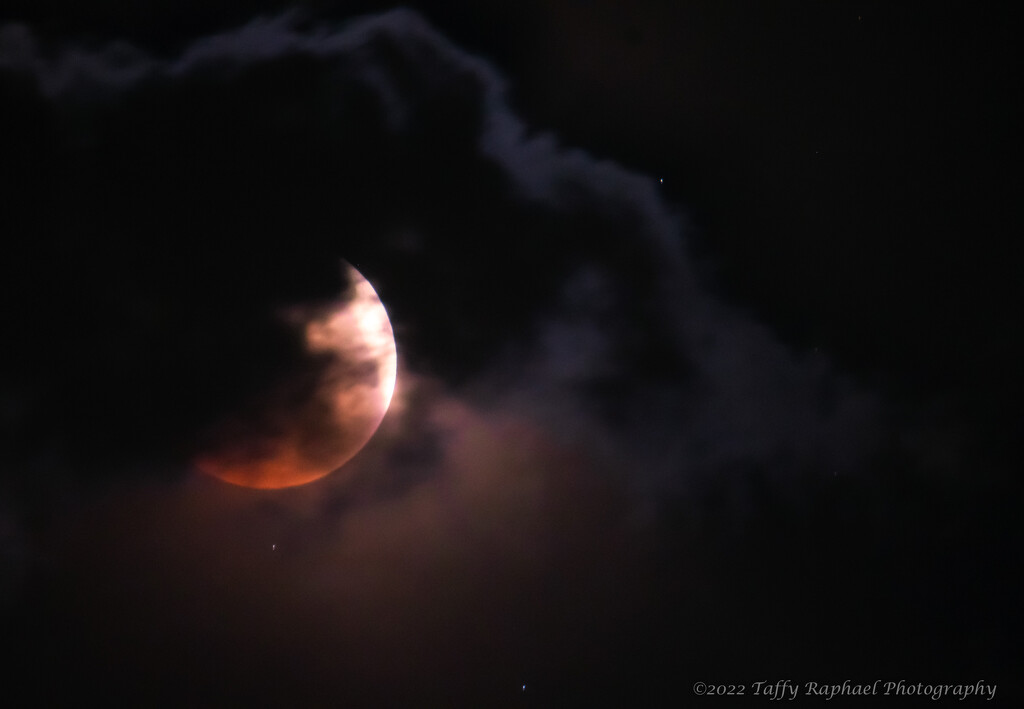 Clouds Try to Cover the Eclipse by taffy
