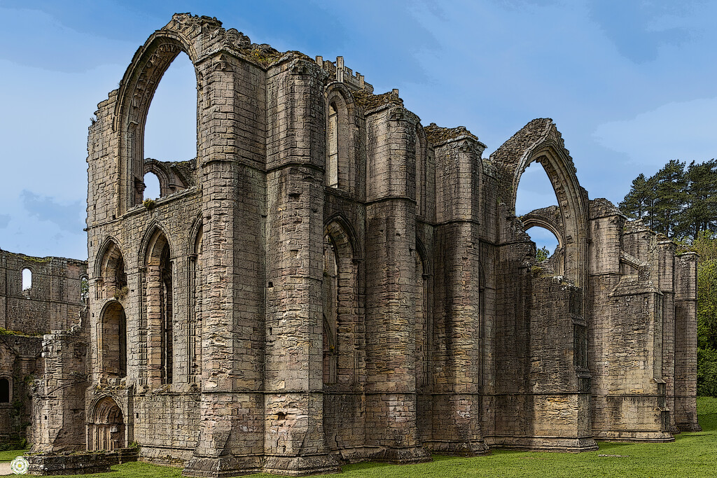 Fountains Abbey by lumpiniman
