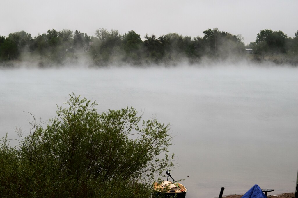 Mist on Long's Pond by sandlily