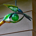 Porch light hummingbird