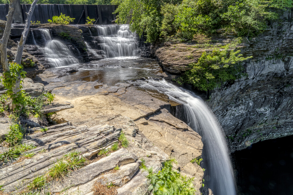 DeSoto Dam & Falls by kvphoto