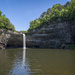 DeSoto Falls from Below the Lower Falls  by kvphoto