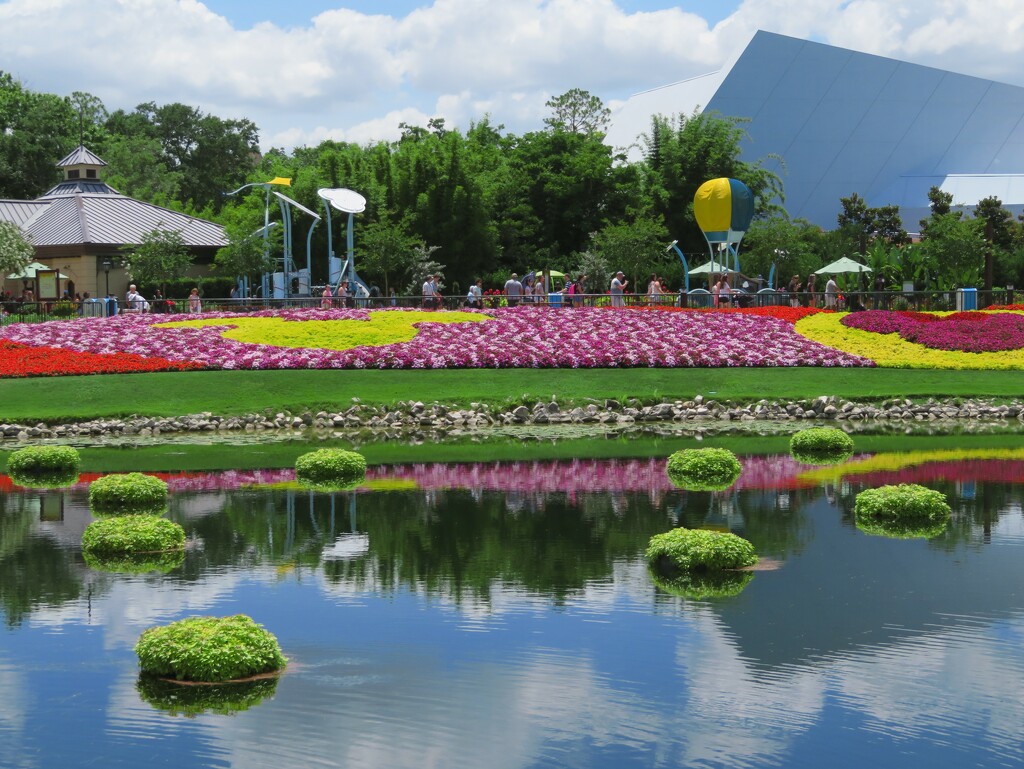 Epcot flower festival reflections by anitaw