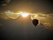 26th May 2022 - Early morning snap of a hot air balloon