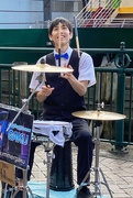 27th May 2022 - The very happy smiling drummer busker or the busker drummer? 