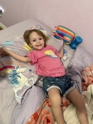 22nd May 2022 - Lorelai in cousin Quinn’s bed!