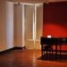 Minimalism in red room by antonios