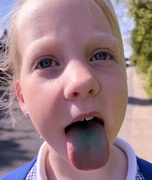 13th May 2022 - Girl with a green tongue....