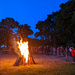 Lighting the Jubilee Bonfire Beacon by jeff