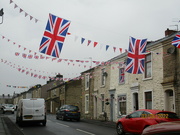 3rd Jun 2022 - Union Flags and bunting from terraced houses.