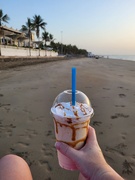 2nd Jun 2022 - Post-run treat on the beach