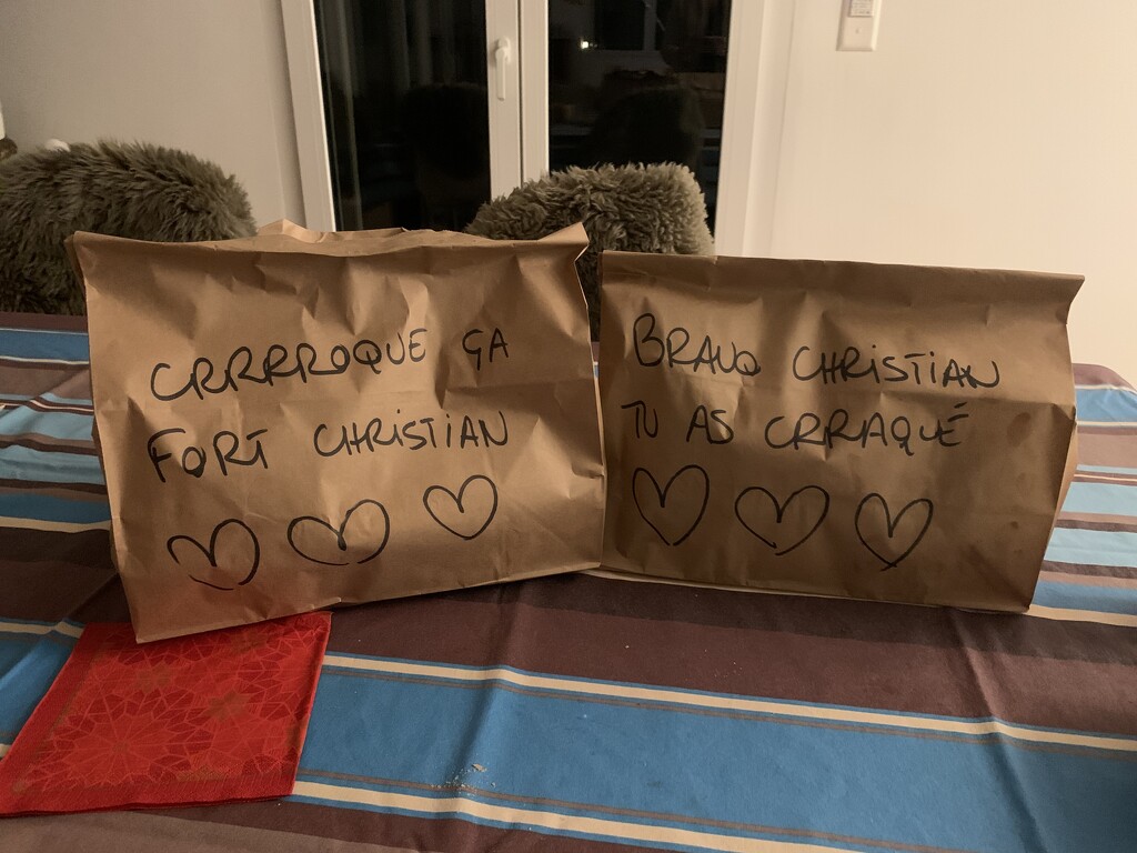 Paper bags with hearts.  by cocobella
