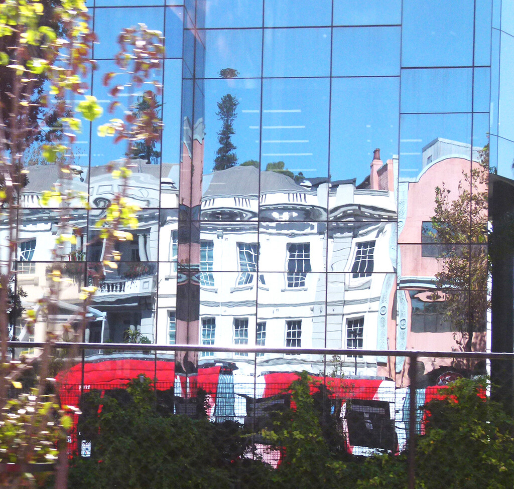 Reflections From the Tram by onewing
