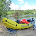 A break to rest after 5 km paddling by antonios