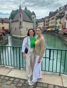 6th Jun 2022 - Léa and Alix in Annecy. 