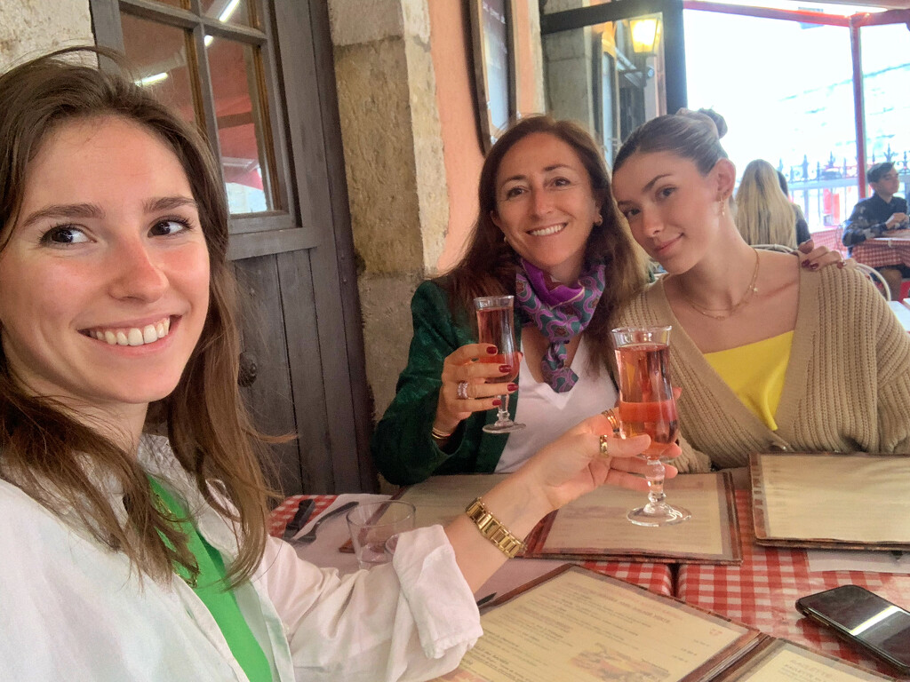 Cheers with my girls.  by cocobella