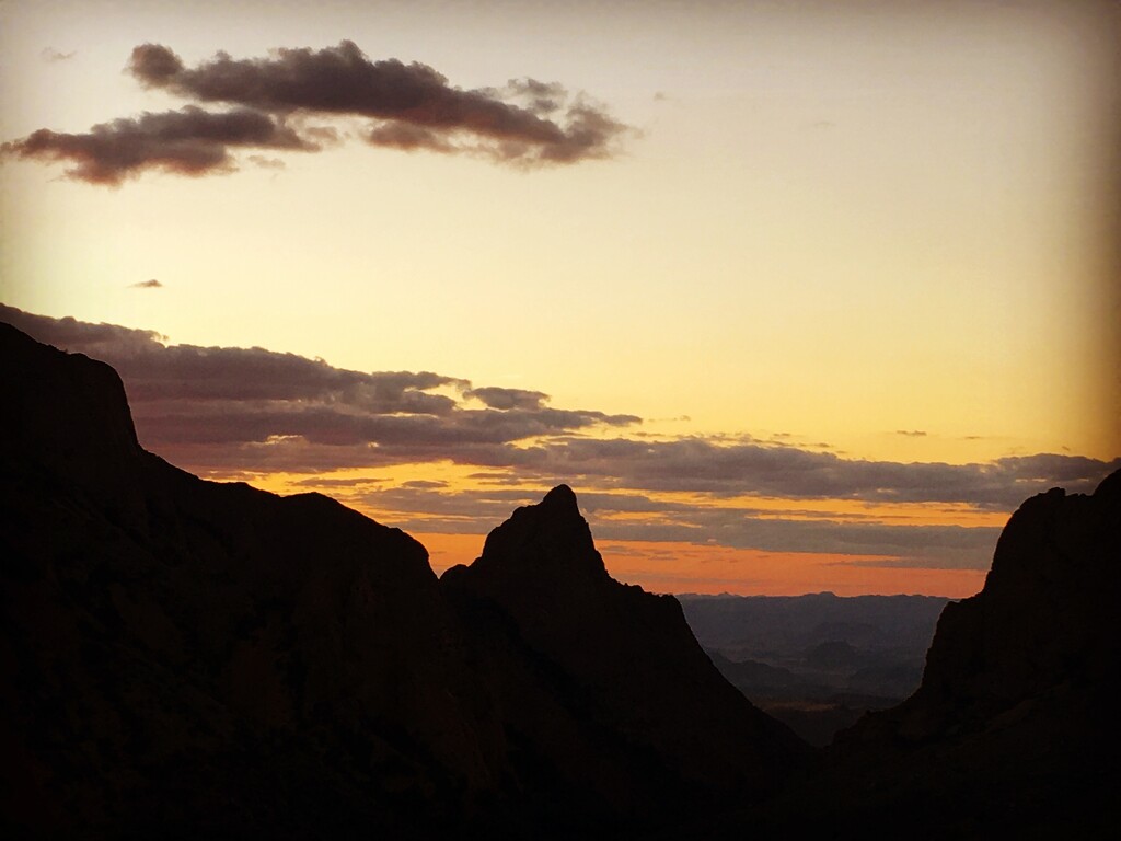 After Sunset, Chisos Window, Big Bend by visionworker
