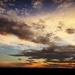 Dark Clouds Sunset by visionworker
