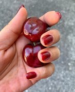 12th Jun 2022 - Big cherries matching my nails. 