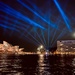 Sydney Opera House and Circular Quay. Vivid light show 