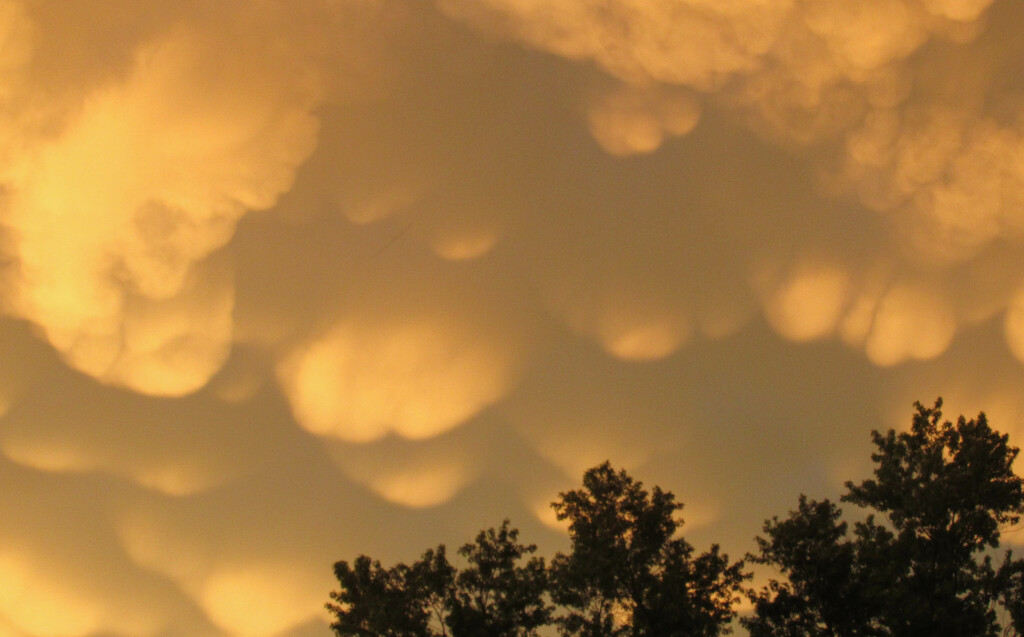 Mammatus clouds by mittens
