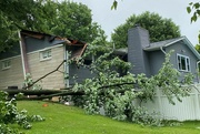 18th Jun 2022 - My neighbor's house after the storm