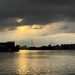 Sunset over the Neva River