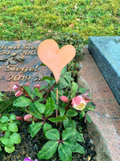 22nd Jun 2022 - Heart in a cemetery. 