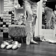 4th Jun 2022 - Trying on pointe shoes