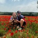 Grandchildren (and the dog) in a Poppy Field by susiemc