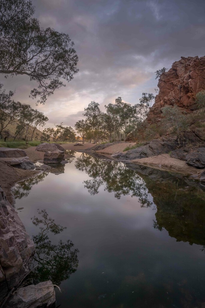 Simpson's Gap reflections by pusspup