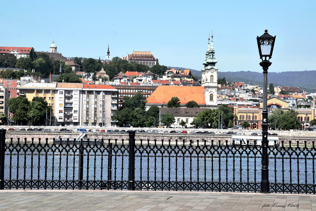 View of Buda from the Danube bank by kork