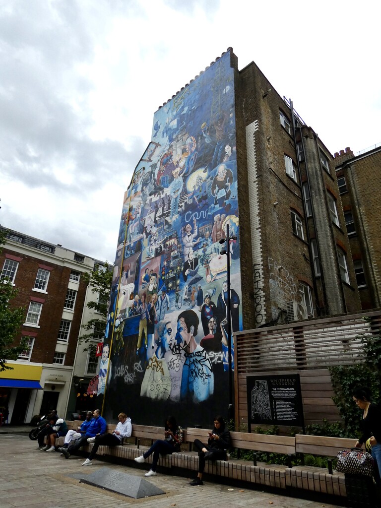 The Fitzrovia mural by orchid99