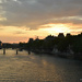 sunset above the Louvre 
