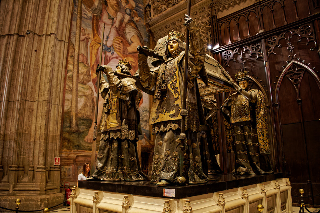 0626 - The tomb of Christopher Columbus, Seville Cathedreal by bob65