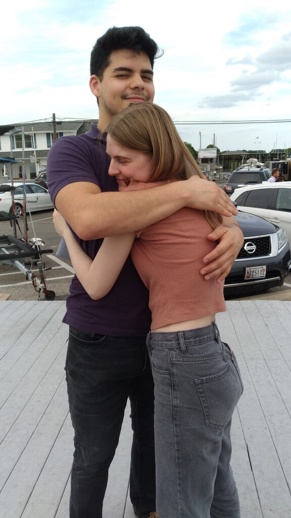Hugs on the Pier by julie