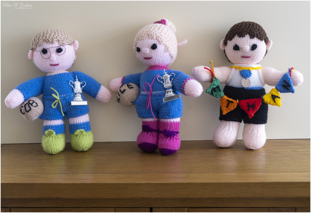 Knitted Grandchildren by pcoulson