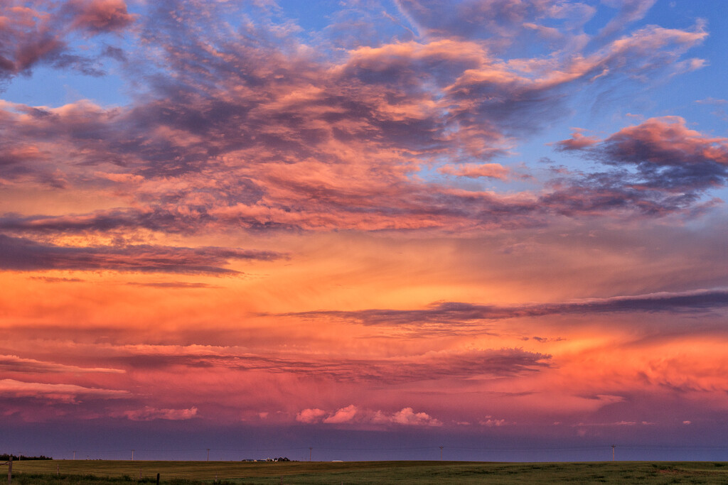 sunset storm clouds by aecasey