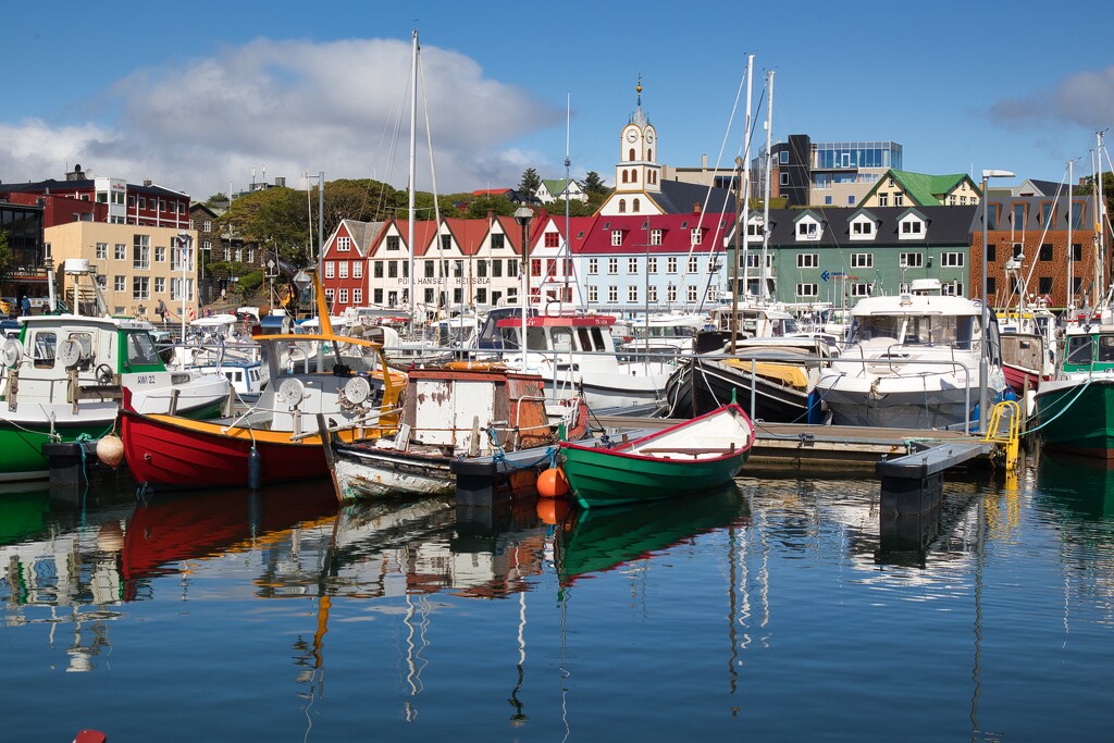 The harbour of Tórshavn by okvalle