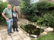 3rd Jul 2022 - Chris, Martha and the Finished Pond
