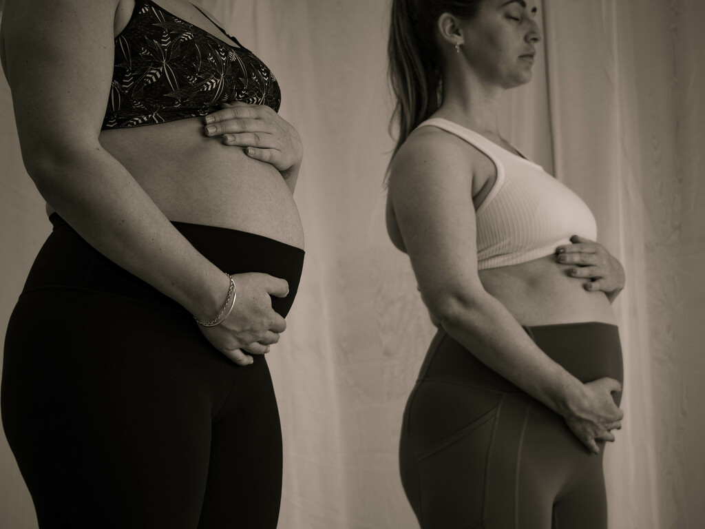 Pregnant yoga by christinav