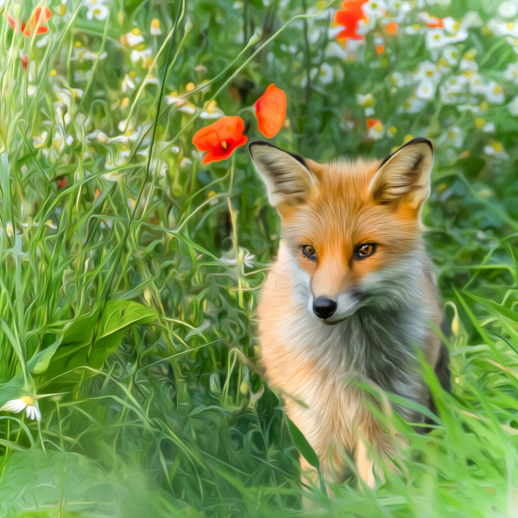Fox Cub by shepherdmanswife