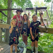 10th Jul 2022 - Ropes course with grandkids