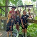 Ropes course with grandkids by dridsdale