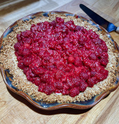 11th Jul 2022 - Raspberry Pie with Almond Crust