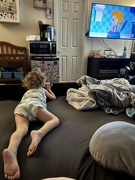 3rd Jul 2022 - Lorelai watching cartoons. 