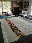 10th Jul 2022 - Finished quilting, ready for binding