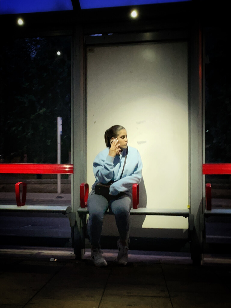 2022-07-12 She's on the Phone by cityhillsandsea